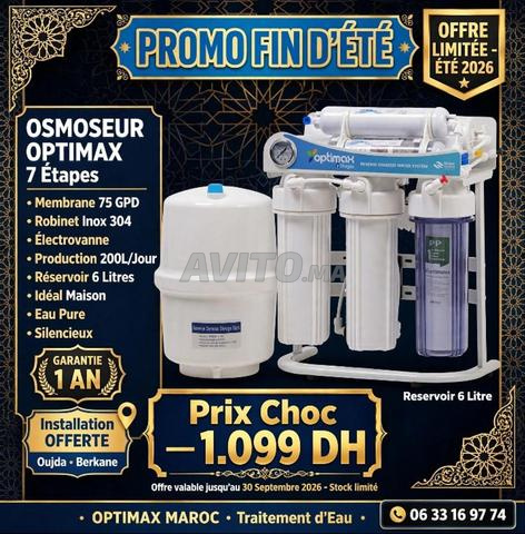 OPTIMAX Open Case – Filtre à eau domestique 7 étapes