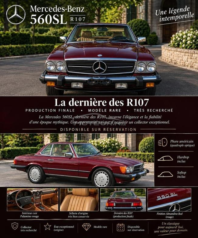 Mercedes-Benz Classe SL Essence Automatique 1989