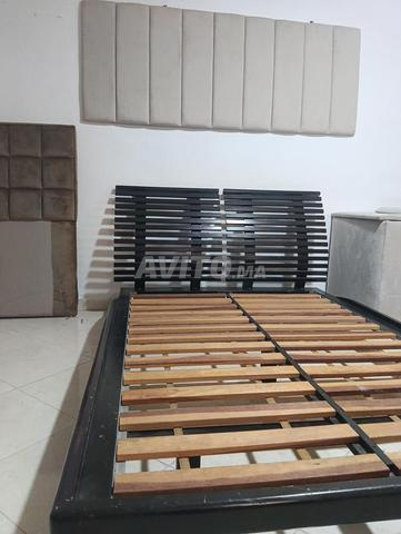 سرير خشب صلب 140x200 - 2