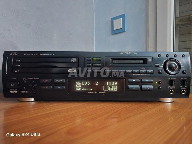 Lecteur JVC XU-301, Chargeur 3 CD et Minidisc MD