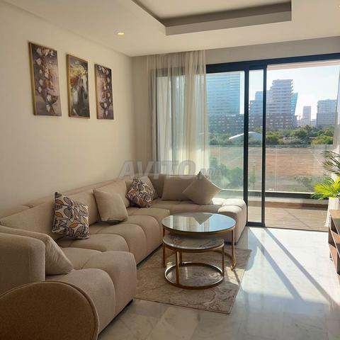 Appartement Meublé à Louer à Casa Finance City