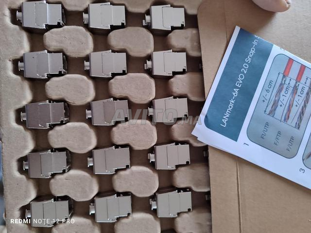Lot 60 Connecteurs Nexans Cat6A 10G Original - 2