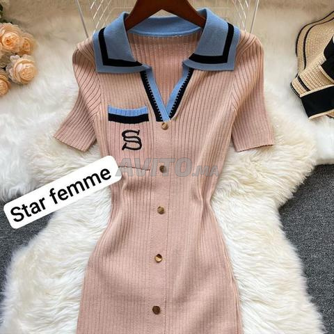 Robe classique élégante avec livraison gratuite partout - 2