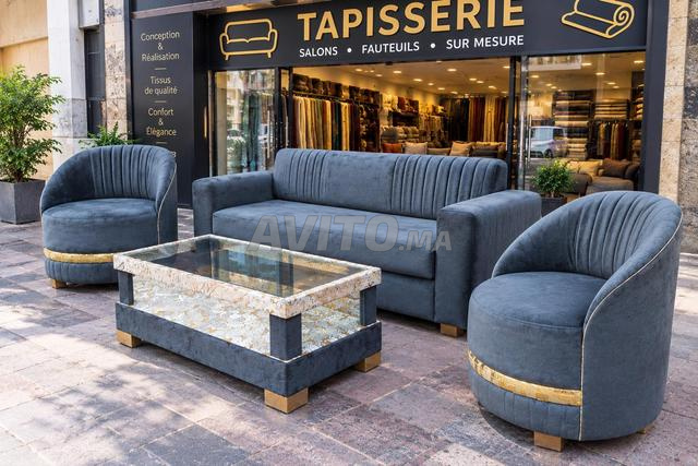 Salon et table en verre - 2