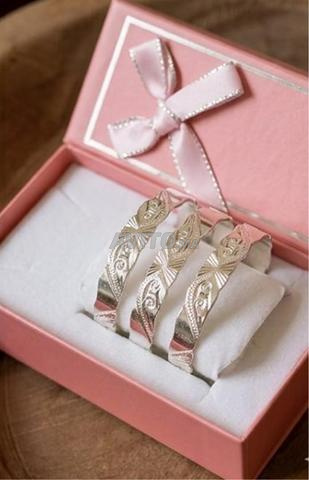 Lot de 3 Bracelets en Argent Massif - 2