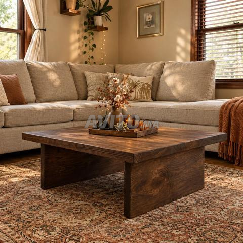 Table basse en bois massif - 2