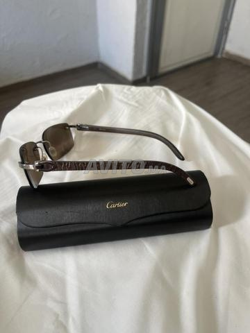 Lunettes de soleil Cartier en bois - 2