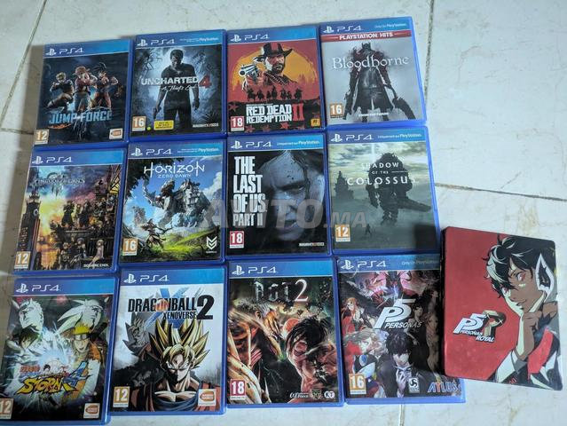 PS4 Slim 500Go en ligne, Manette, 13 CD Originaux - 2