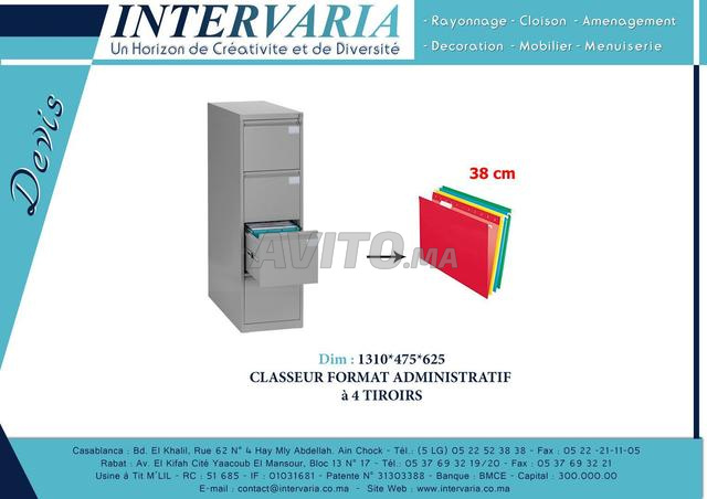 CLASSEUR MÉTALLIQUE À CLAPETS SN - 2