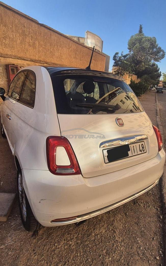 fiat 500 essence bmanc nacré