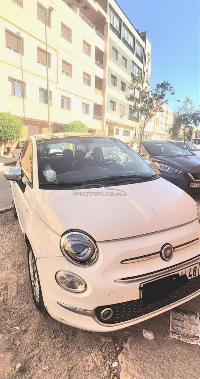 fiat 500 essence bmanc nacré