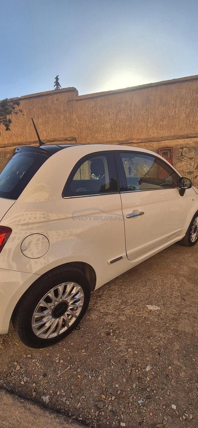 fiat 500 essence bmanc nacré