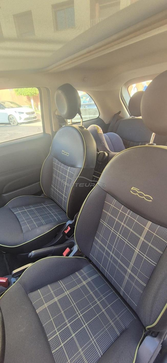 fiat 500 essence bmanc nacré
