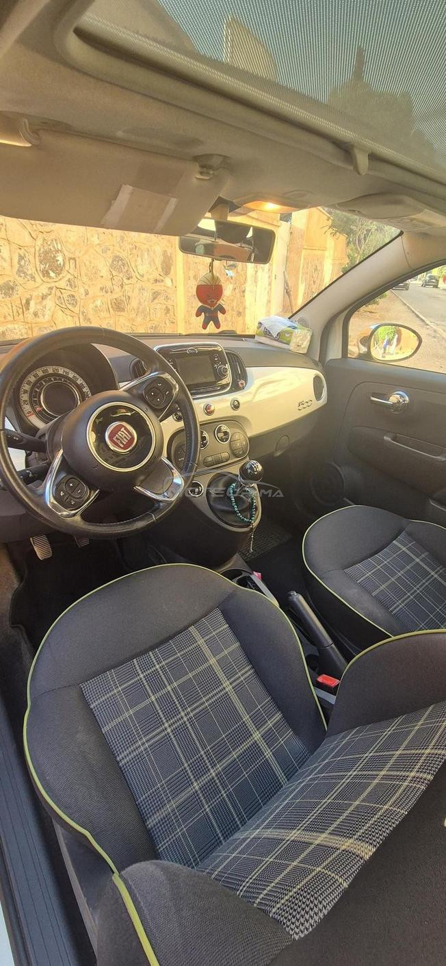 fiat 500 essence bmanc nacré