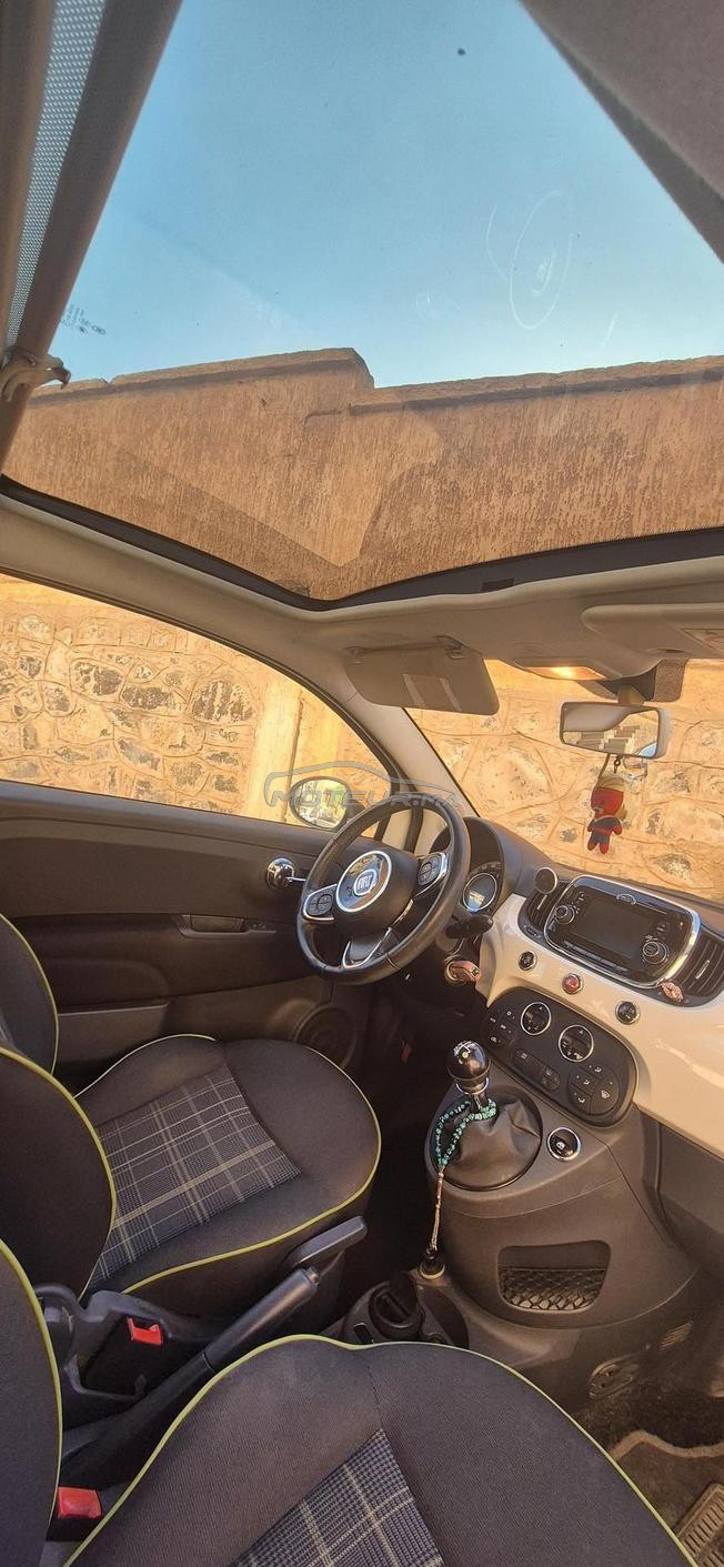 fiat 500 essence bmanc nacré