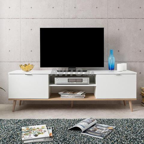 Meuble TV 140cm MDF 18 - بيفي تلفازة 4 ألوان - 2