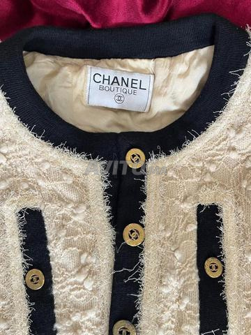 Authentique Veste Ivoire Chanel Taille 36 - 2