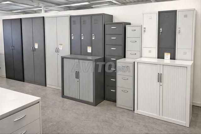 ARMOIRE CASIER MÉTALLIQUE 2 PORTES B - 2