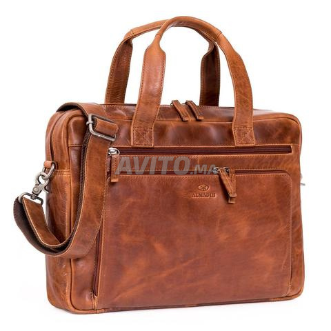 Sac cuir veritable PC Portable cartable homme - 2