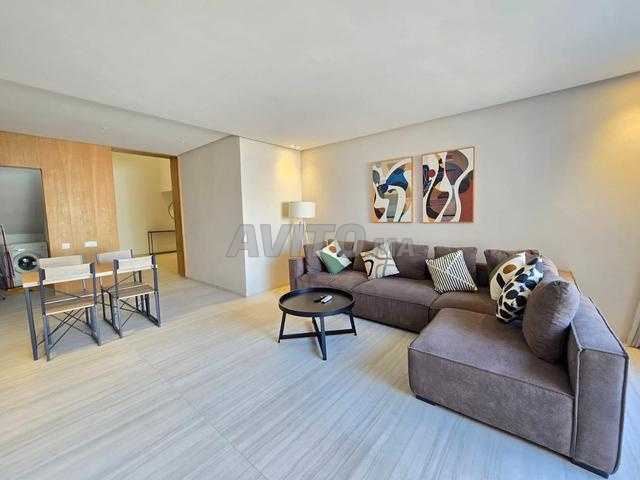 Duplex de luxe 1ch 115m² meublé à louer - 2