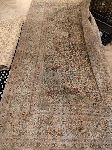 Prestigieux tapis persan en soie, d'origine Isfahan - 2