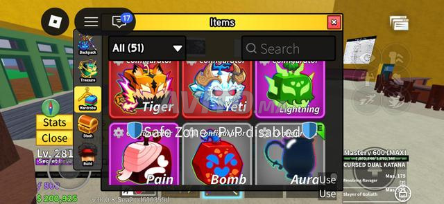 Compte Blox Fruits - 2