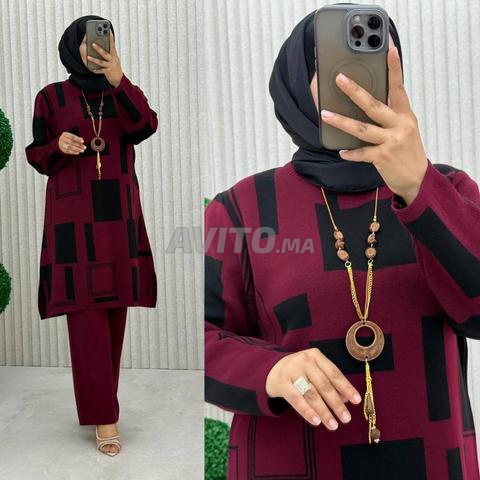 طقم شتوي بتصميم رائع بجميع المقاسات - 2