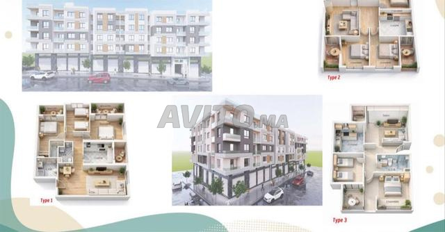 Appartement à vendre 71 m² à Tanger - 2