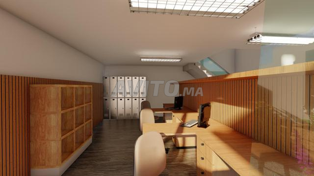 Bureau RDC cour 68m² face Tribunal, 5min Gare - 2