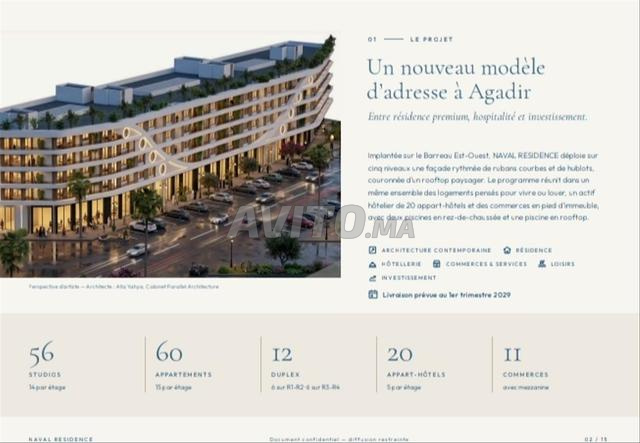 appartement& studio à vendre à agadir - 2