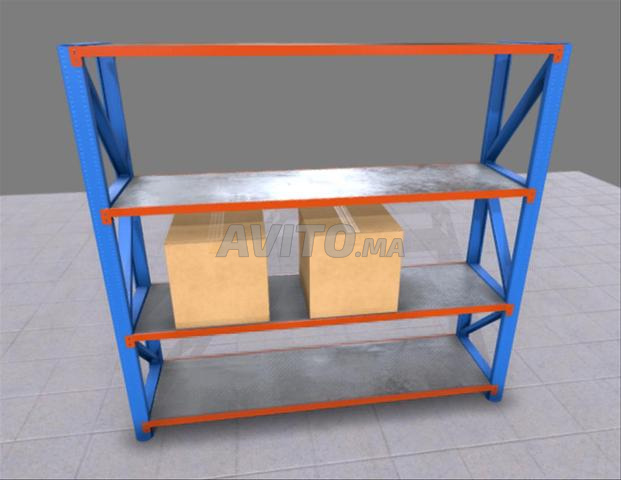 Protégez vos marchandises de la détérioration avec des étagères métalliques sûres et stables - 2