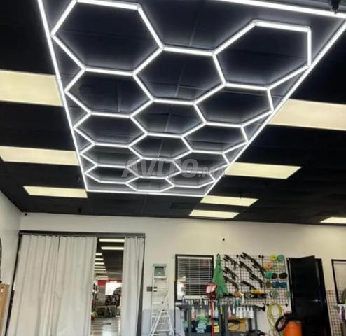 Éclairage LED plafond Hexagonal nid d'abeille - 2