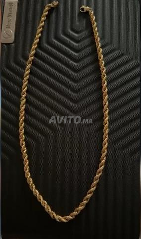 Collier d'or saoudien 21 carats, ancien, plus de 20 ans - 2