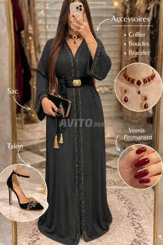 Caftan Top Crêpe Métallique. - 2