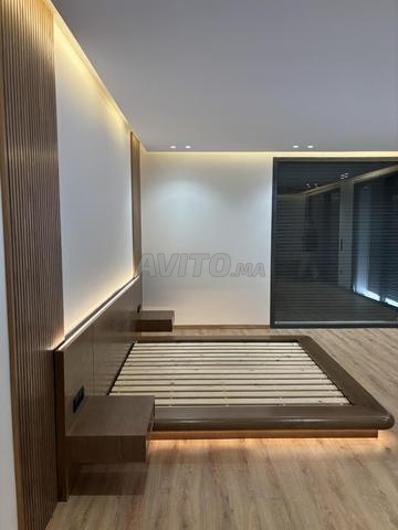 Lit en noyer sur mesure - 2