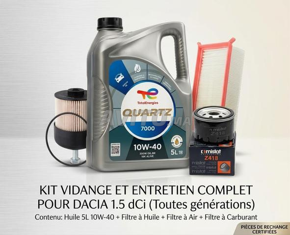 Pack Vidange Complet Dacia / Renault 1.5 dCi - 2