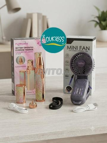 Épilateur et ventilateur rechargeable - 2