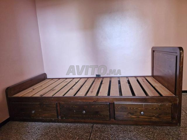 Lit complet en bois à vendre - 2