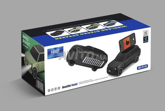 Baf Bluetooth haut-parleur en forme de voiture - 2
