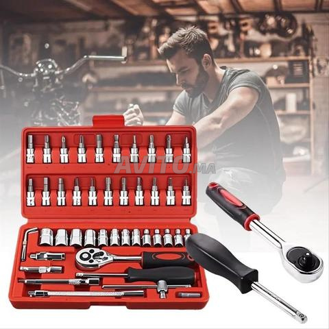 Ensemble d'outils polyvalent 46 pièces. - 2
