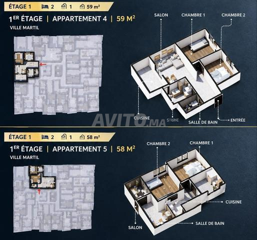 Nouveaux appartements 2 chambres en bord de mer - 2