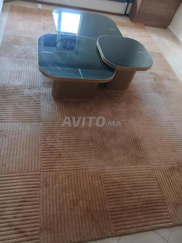 3 tables de salon en verre - 2