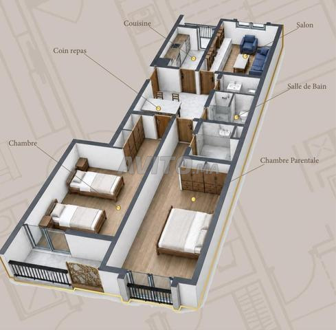 Appartement à vendre 96 m² à Agadir