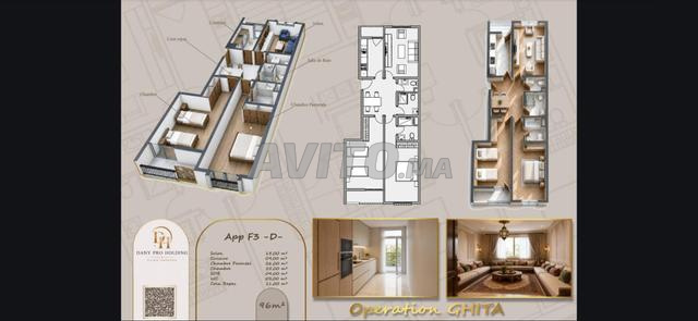 Appartement à vendre 96 m² à Agadir