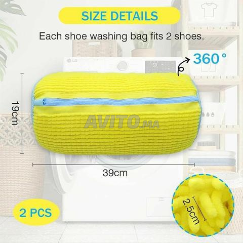 Je propose à la vente de nouveaux sacs à linge pour chaussures pour machine à laver - 2