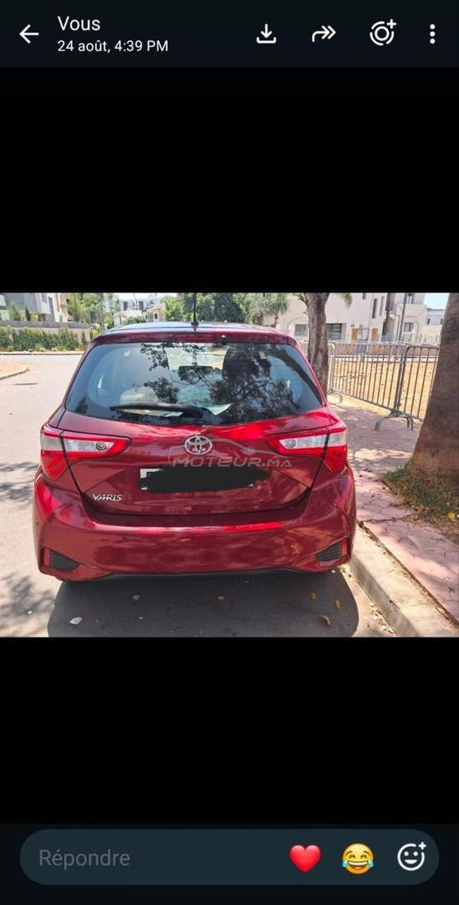 Toyata Yaris 79k km rouge manuelle
