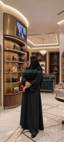 Abaya simple avec chaîne - 2