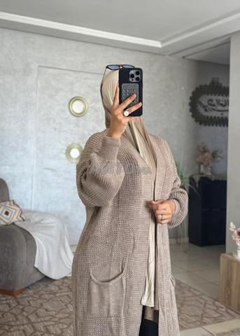 Cape longue en tissu fil - 2