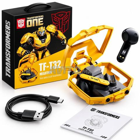 TRANSFORMERS TRUE WIRELESS TF-T32 JAUNE ET NOIR - 2
