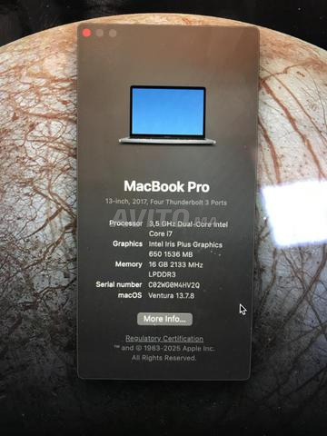 MacBook Pro 2017 - 2